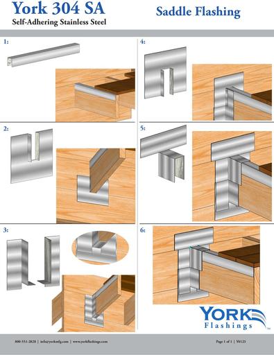 York 304 SA- Saddle Flashing