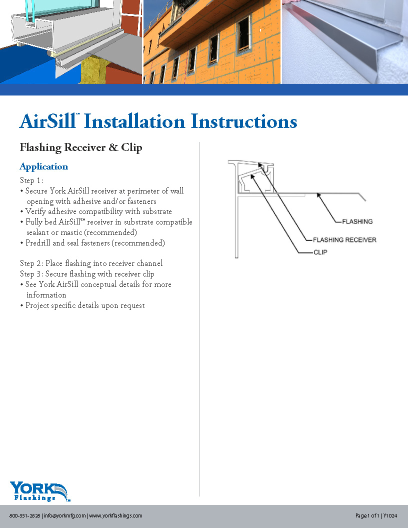 AirSill Installation Instructions