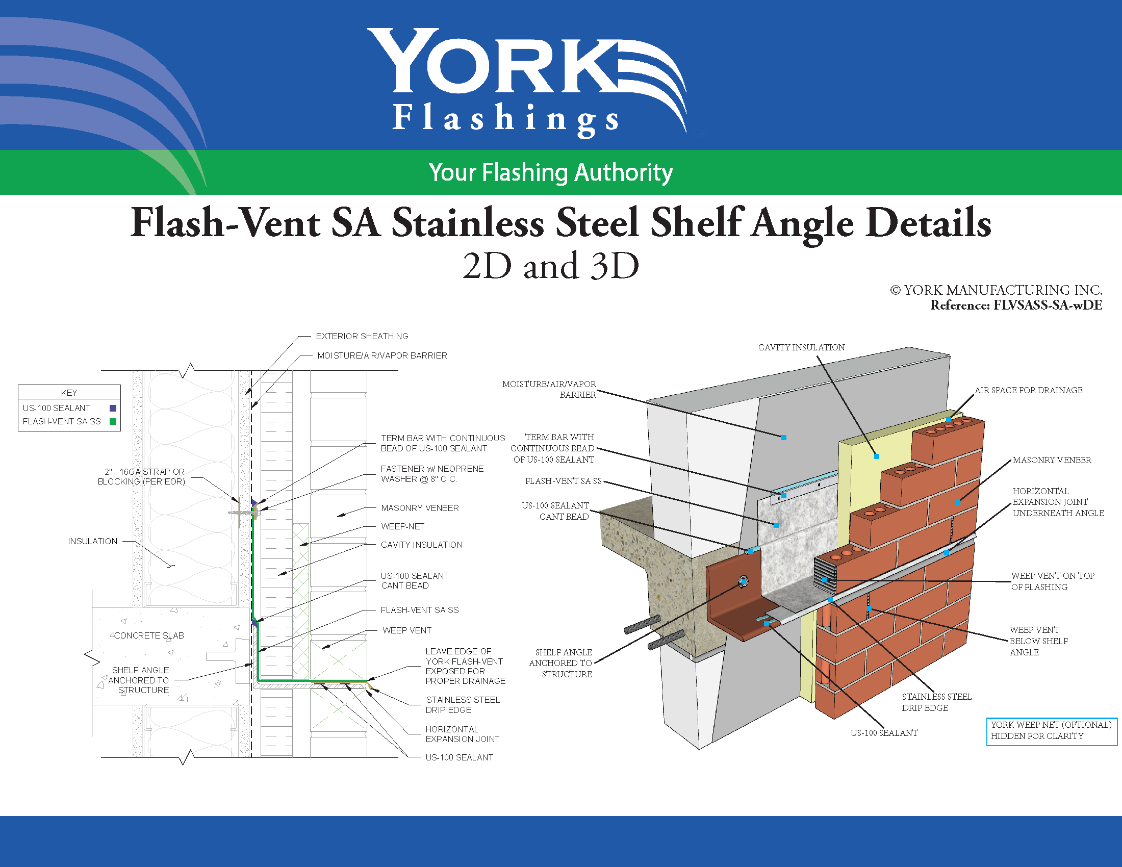 Flash-Vent™ SA SS Shelf Angle (pdf)