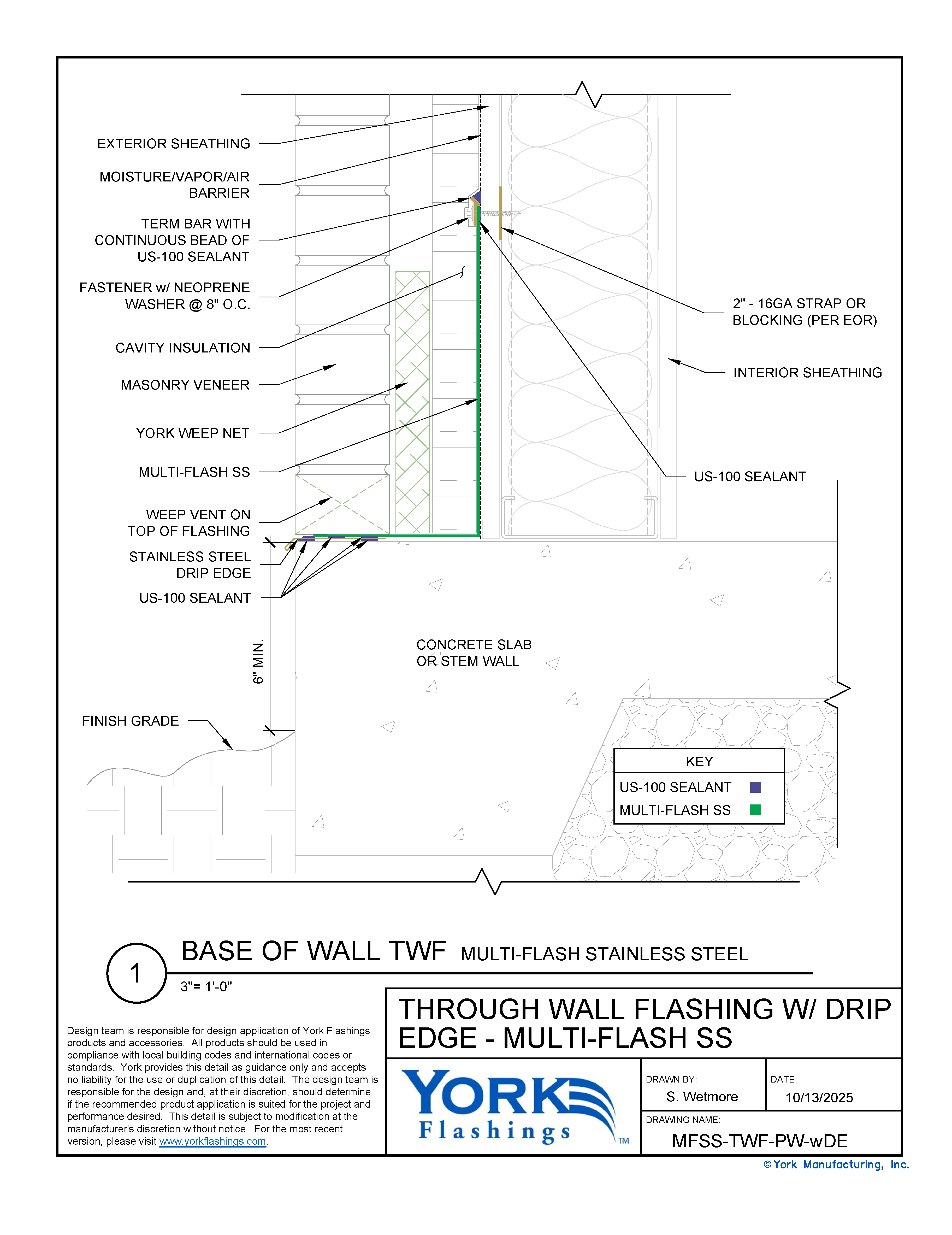 Multi Flash SS™ Base of Wall with Drip Edge (dwg)