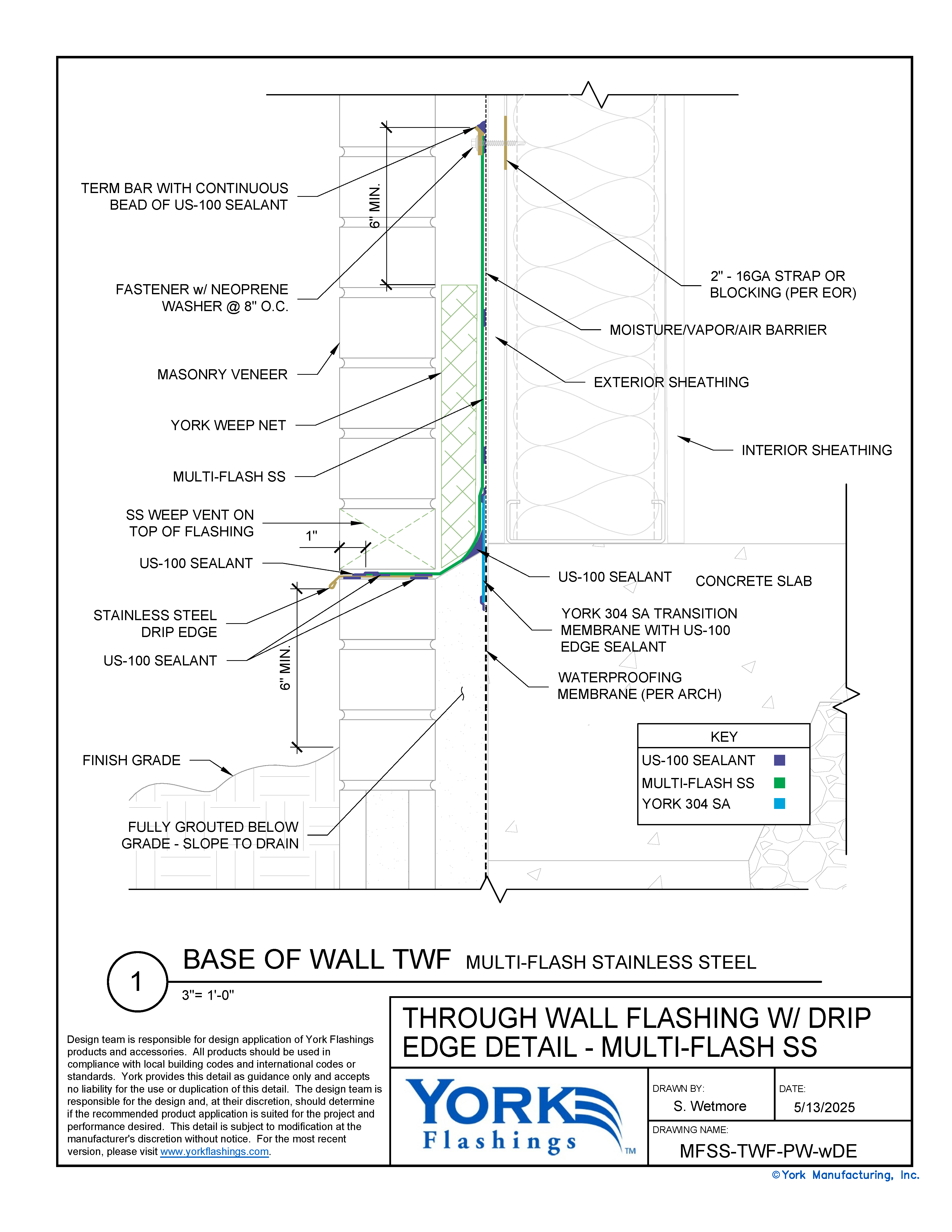 Multi Flash SS™ Base of Wall with Drip Edge (dwg)