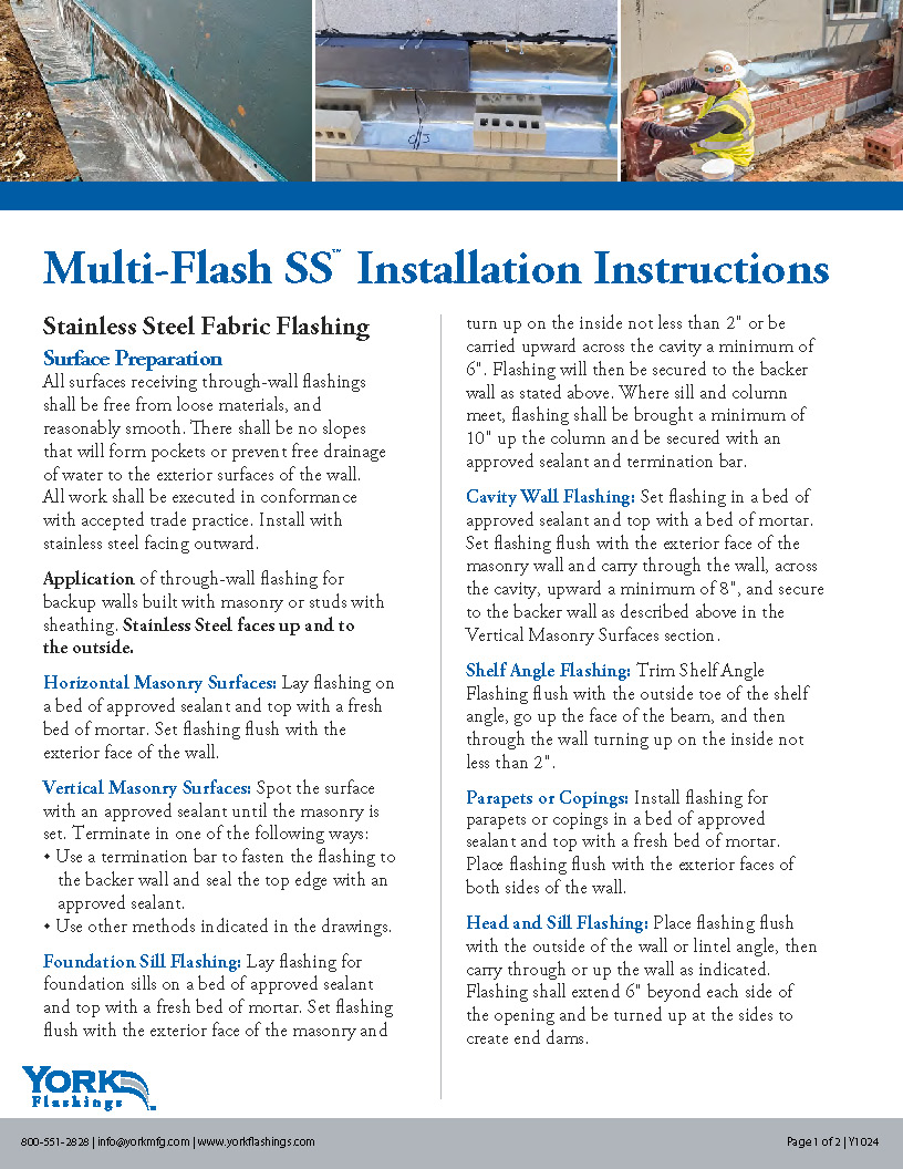 Multi-Flash SS Installation Instructions