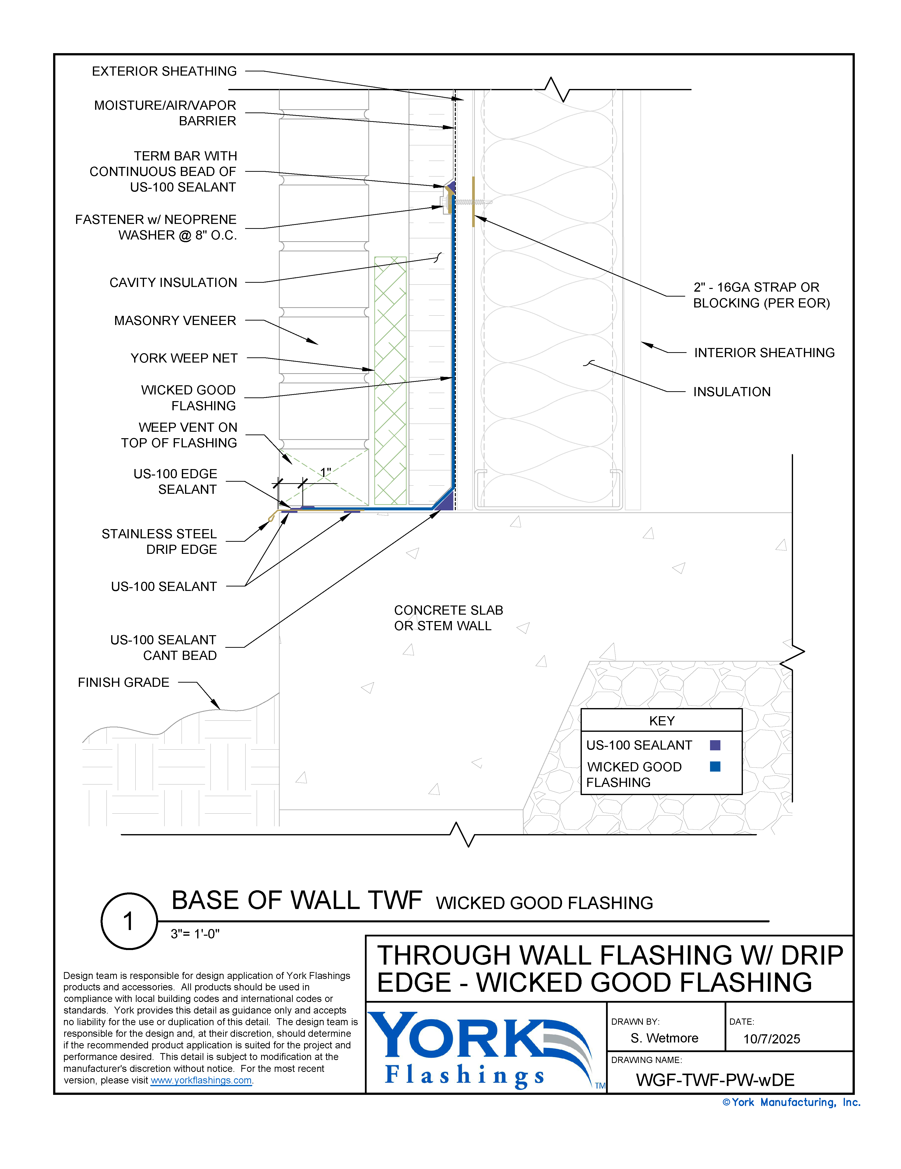 Wicked Good Flashing Base of Wall With Drip Edge (dwg)