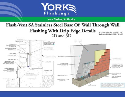 Flash-Vent SA SS Base of Wall With Drip Edge (pdf)