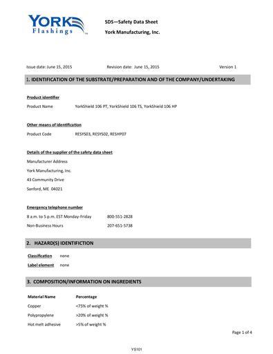 YorkShield 106 HP™ SDS