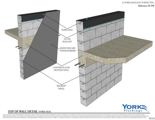 York-Seal Top of Wall (pdf)