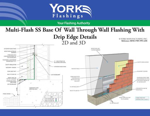 Multi Flash SS™ Base of Wall with Drip Edge (pdf)